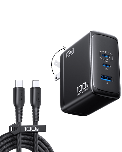 INIU Caricabatterie Cougar A11 da 100 W GaN