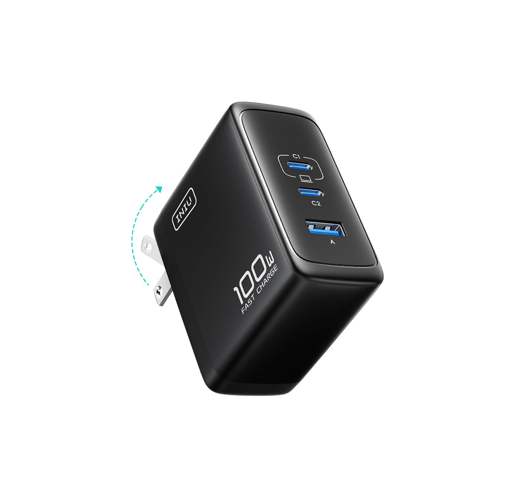 INIU Caricabatterie GaN A11-E1 da 100 W hover