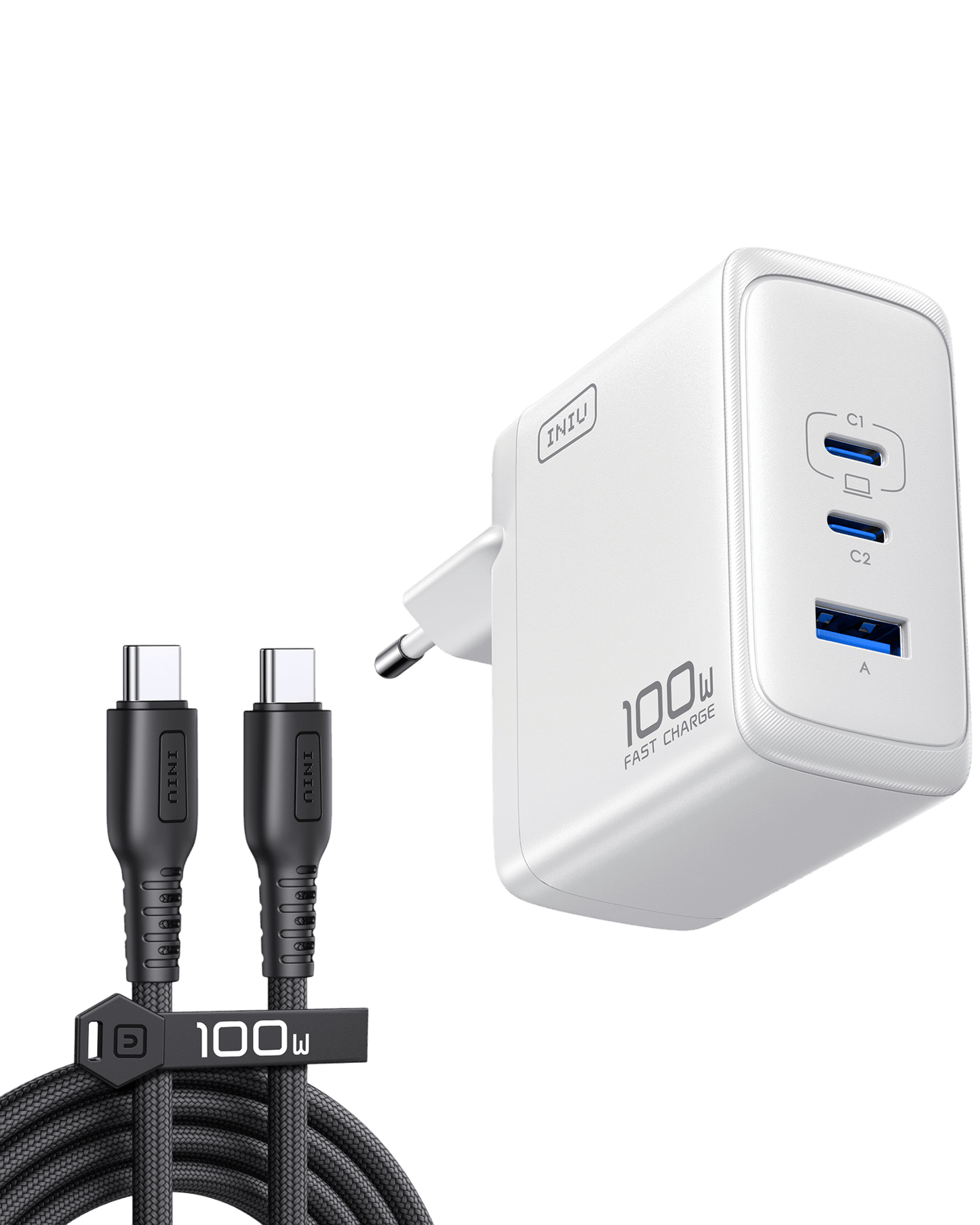 INIU Caricabatterie Cougar A11 da 100 W GaN