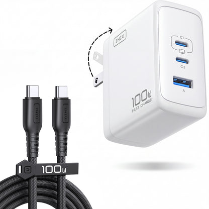 INIU A11 100W 3-Port GaN Charger