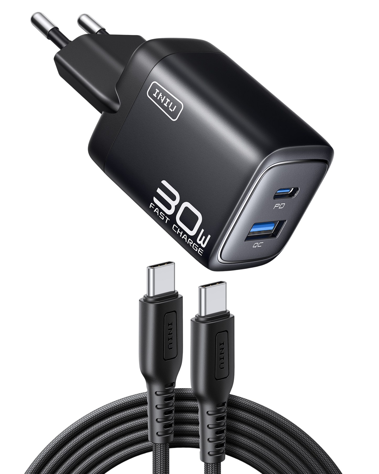 INIU Caricabatterie a doppia porta A12 da 30 W