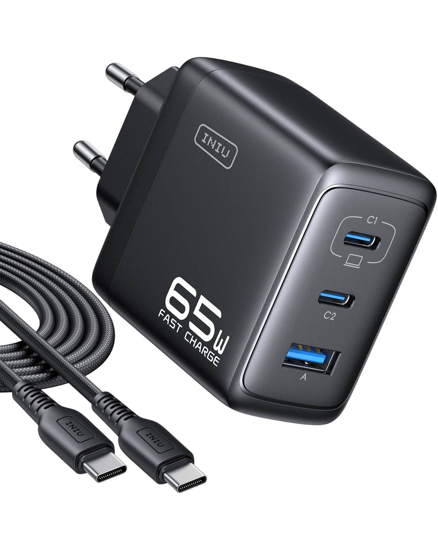 INIU Chargeur Cougar A21 65W GaN