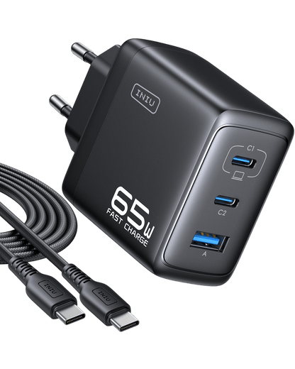 INIU Chargeur Cougar A21 65W GaN