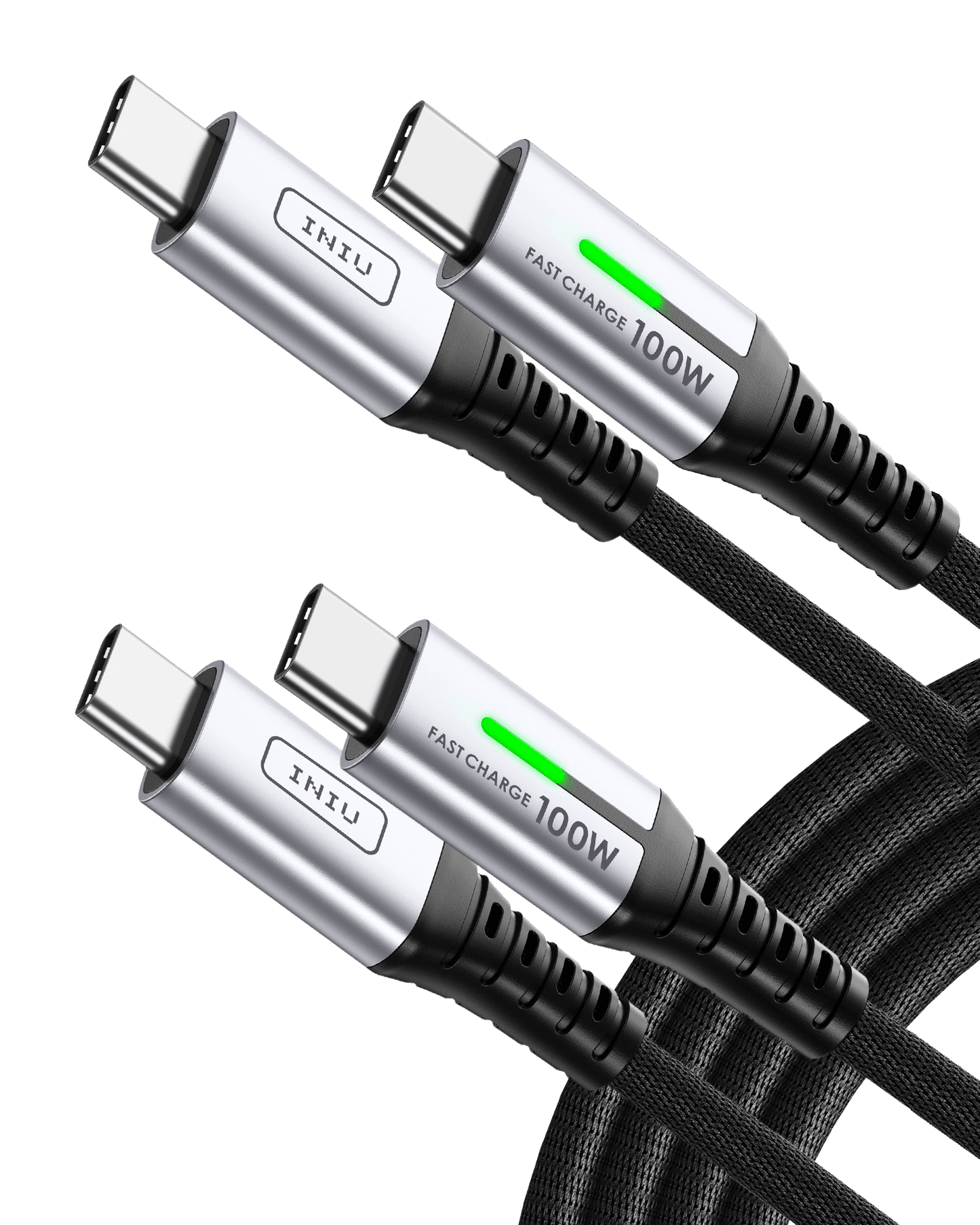 Cavo INIU D5CC da USB C a C 100W (6.6ft, confezione da 2)