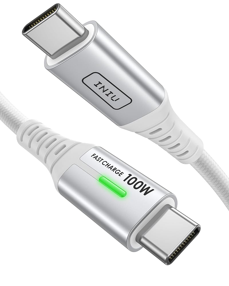 INIU D5CC USB C a C Cable 100W ( 1-Pack)