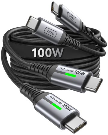 INIU D5CC 100W USB-C-zu-C-Kabel (2 m, 2er-Pack)
