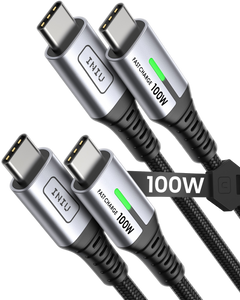 INIU D5CC 100W USB C to C Cable (3.3ft, 2-Pack)