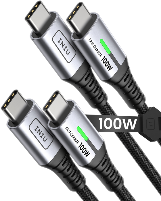 INIU D5CC 100W USB-C-zu-C-Kabel (1 m, 2er-Pack)