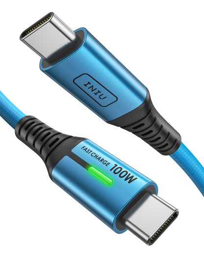 INIU D5CC 100W USB C to C Cable (6.6ft, 1-Pack)