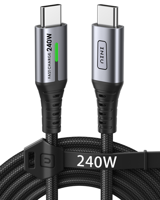 INIU D7CC 240W USB-C-zu-C-Kabel (2 m, 2er-Pack)