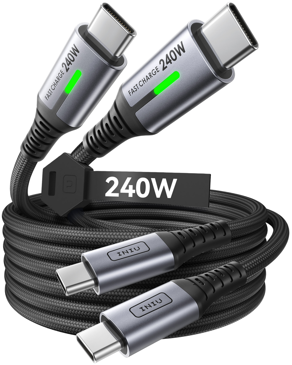 INIU Cougar D7CC USB-C naar USB-C kabel 240W