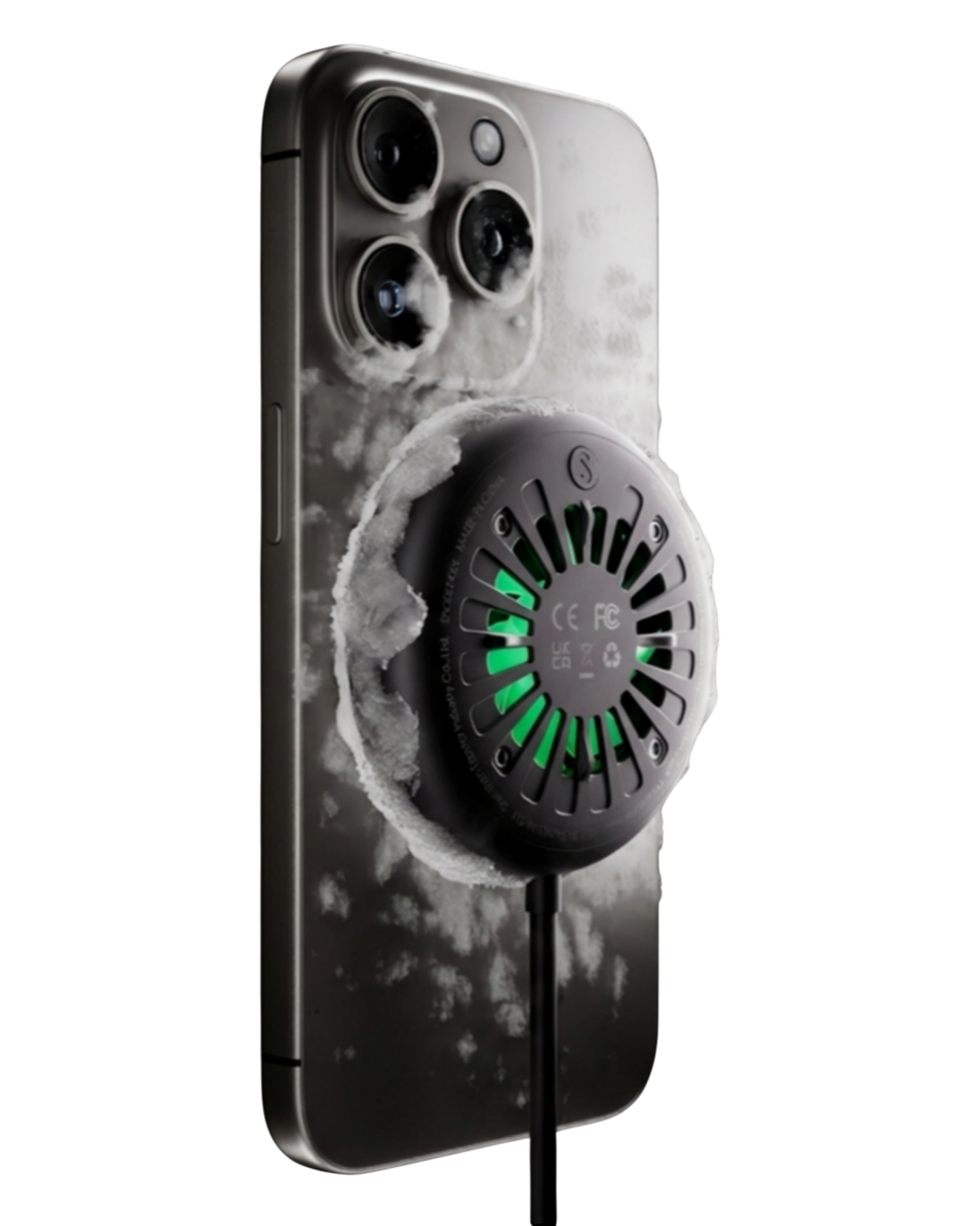 El cargador de INIU WI213 Magsafe, 15W ayuna carga con el ventilador