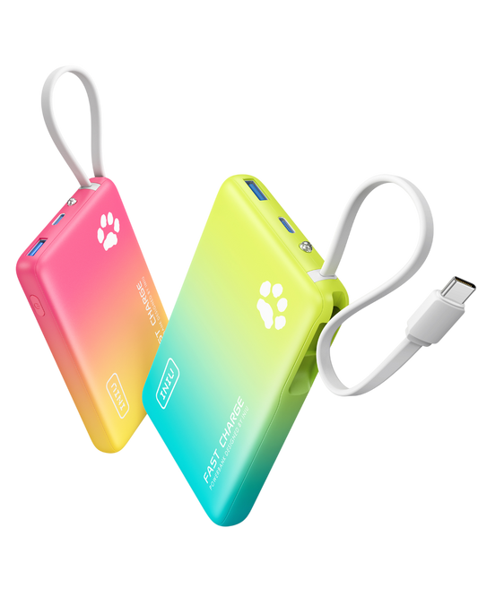 INIU Pawsible P41L-E2 Power Bank Slim, 45 W, 10 000 mAh (paquete de 2)