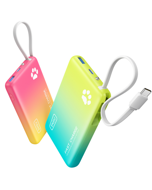INIU Pawsible P41L-E2 Power Bank Slim, 45 W, 10 000 mAh (paquete de 2)