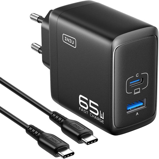 INIU I625 65W 2-Port USB-C + USB-A Ladegerät