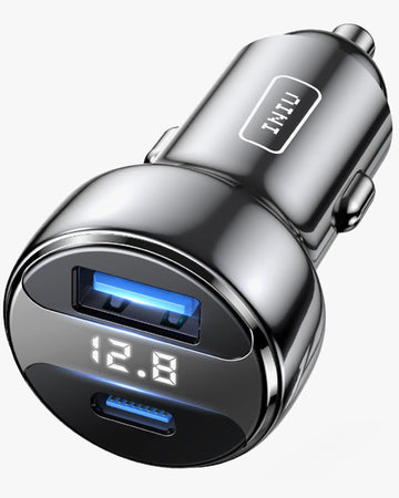 INIU I711 2-Port Ultra Fast Car Charger 66W