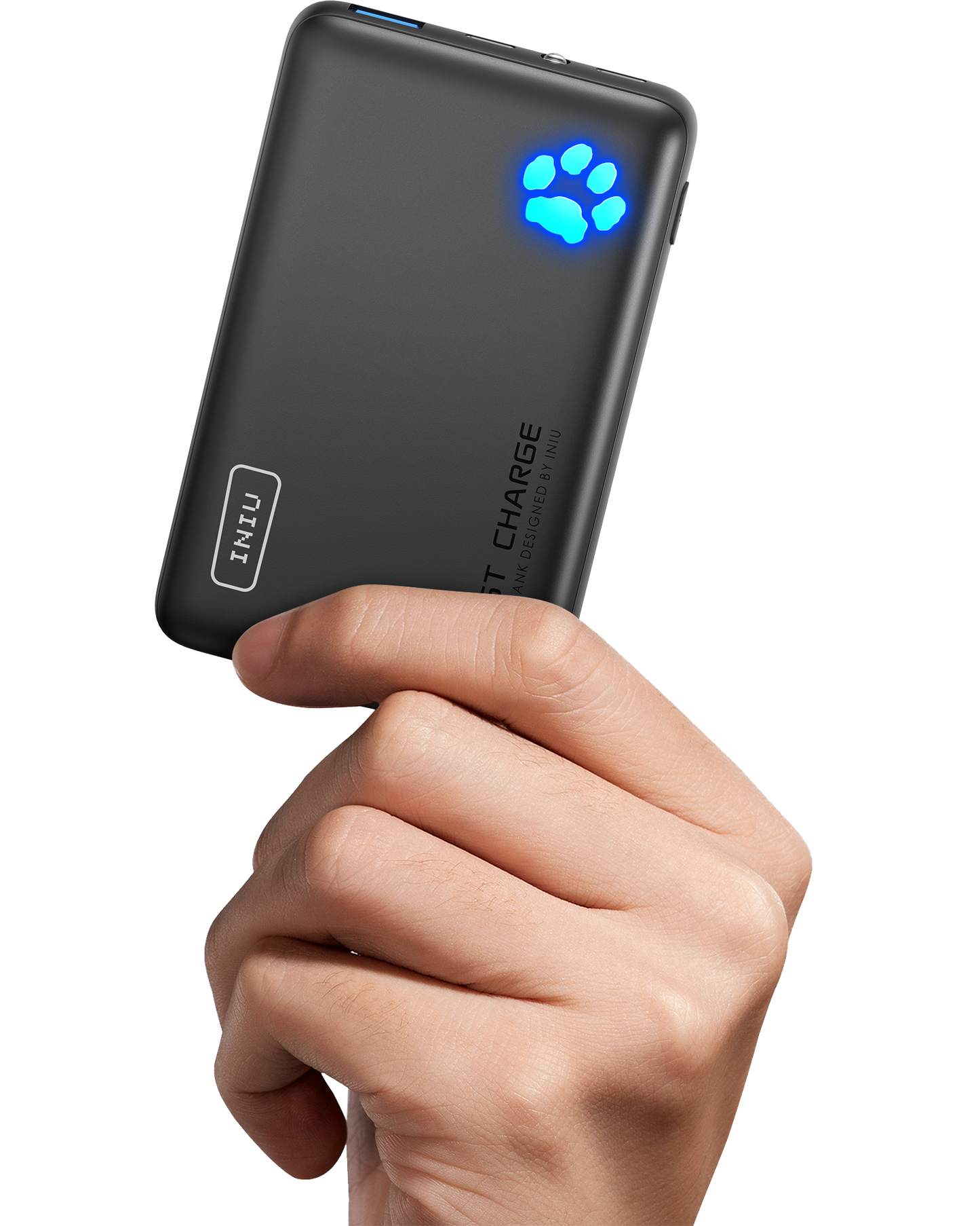 INIU Pawsible P41 Power Bank, ricarica rapida, 22,5 W, 10000 mAh