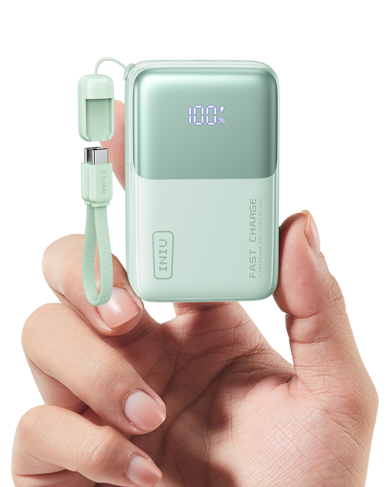 INIU Minibatería externa Pocket Rocket P50 de 45 W | 10 000 mAh