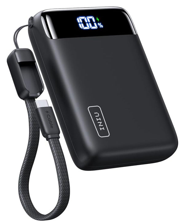 INIU Batería externa Carry P512 de 22,5 W y 20000 mAh (la más pequeña del mercado).