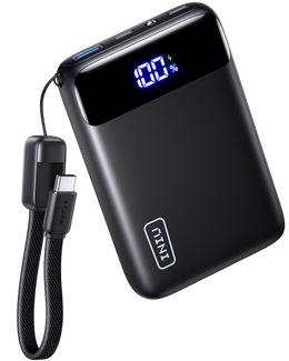 INIU Batería externa Carry P512 de 22,5 W y 20000 mAh (la más pequeña del mercado).
