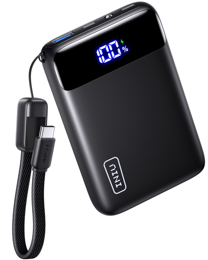 INIU Batería externa Carry P512 de 22,5 W y 20000 mAh (la más pequeña del mercado).