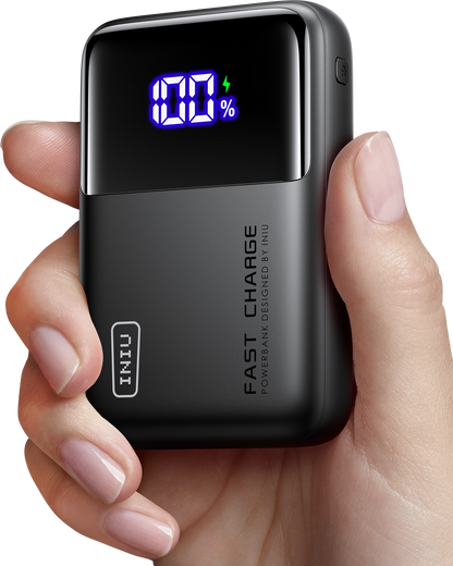 Banco de energía INIU Cougar P63-E1, el más pequeño, 100 W, 25 000 mAh