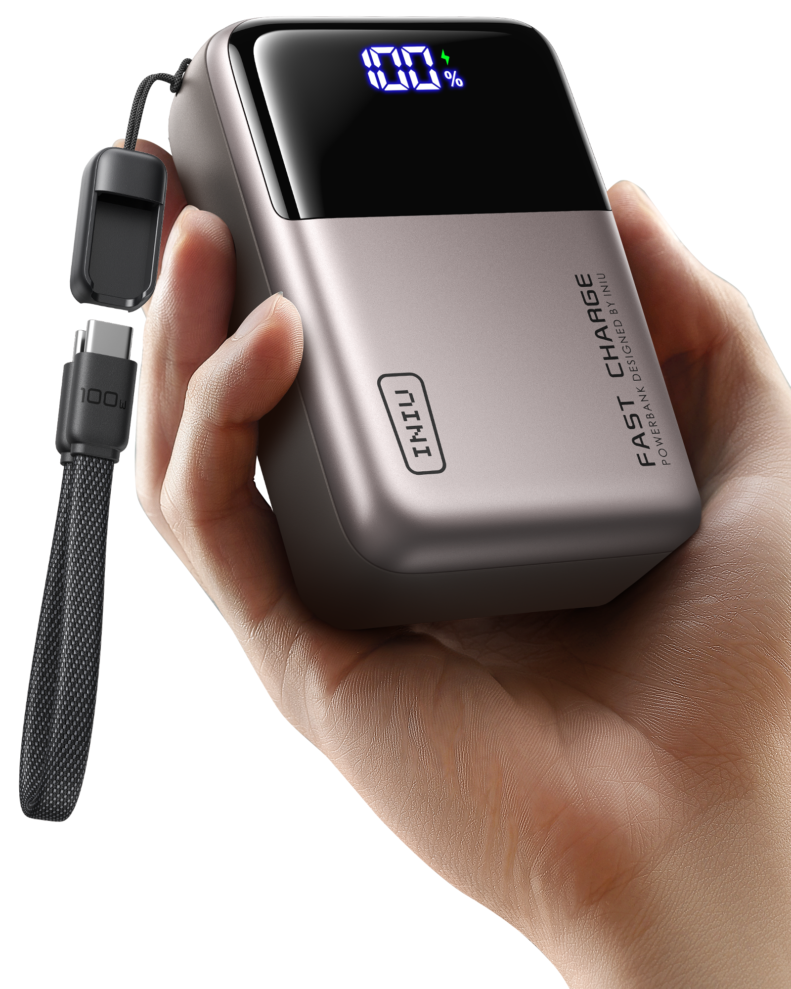 INIU Cougar P63-E1 Powerbank Kleinste 100W 25000mAh