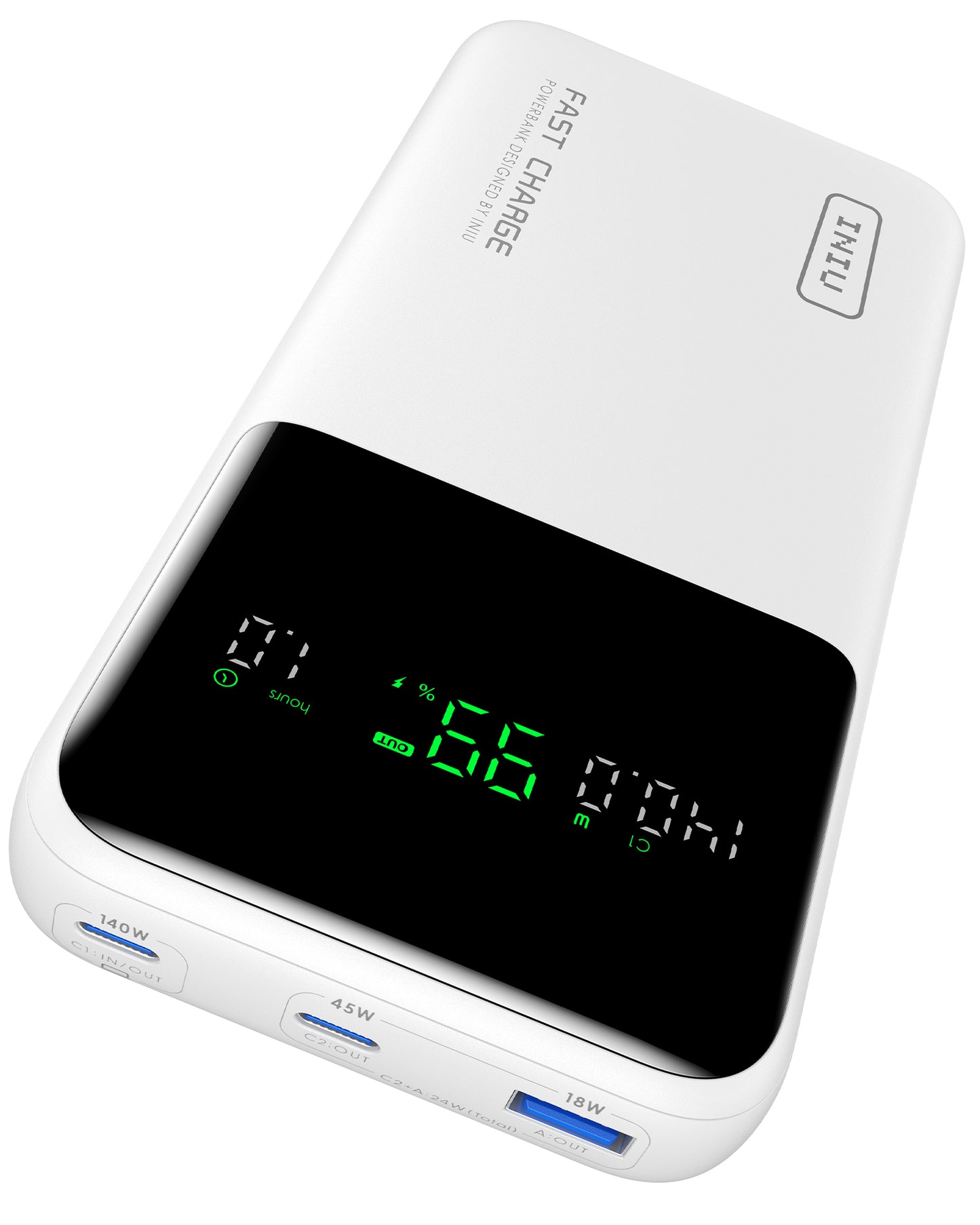 INIU Power bank a ricarica rapida Cougar P64 da 140 W | 25000 mAh