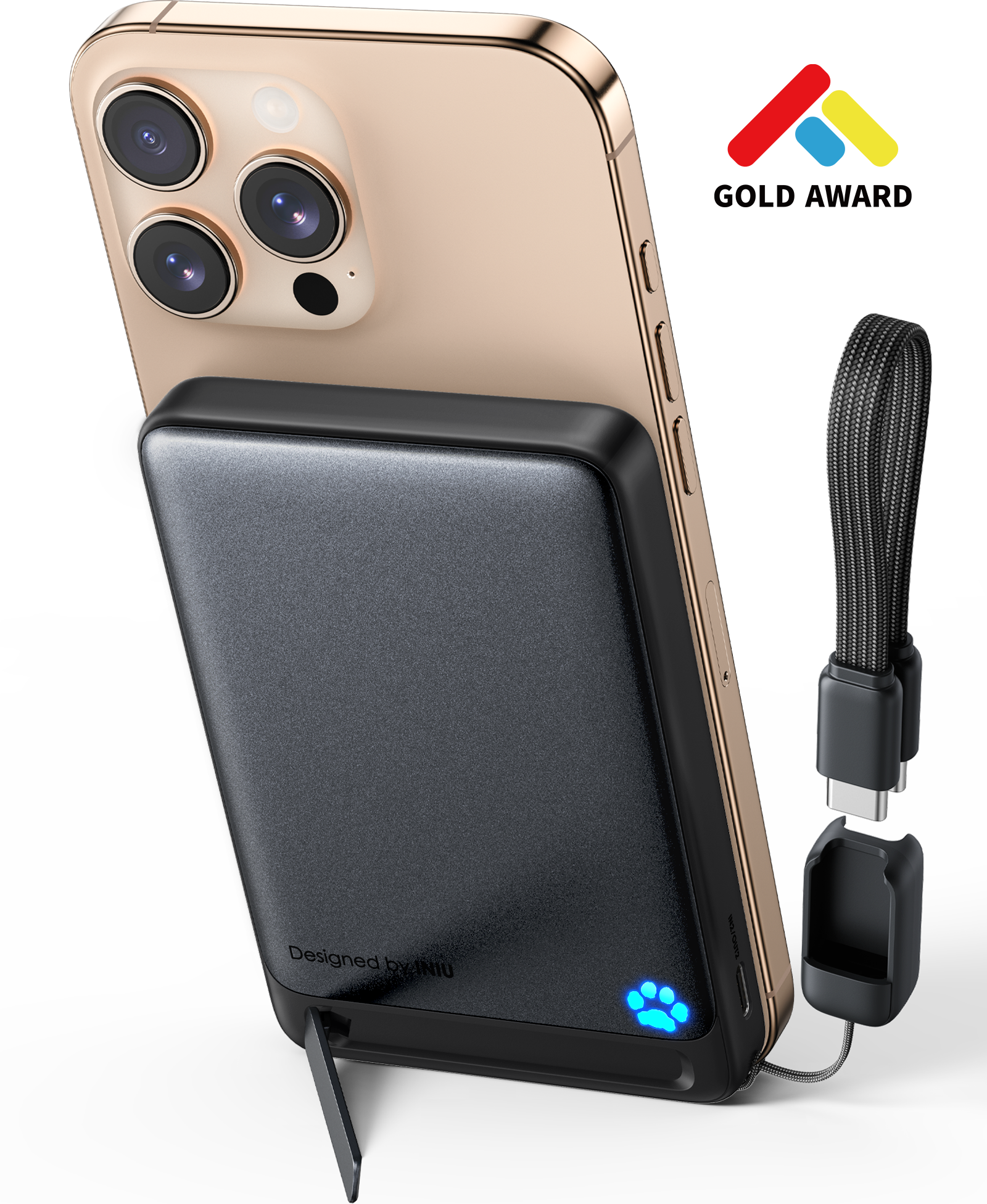 Chargeur sans fil INIU SnapGo P73-E1 Qi2 15W 10000mAh