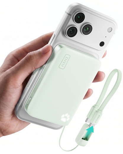 INIU SnapGo Kompakte magnetische Powerbank 10000mAh 25W, Qi2.2 MagSafe