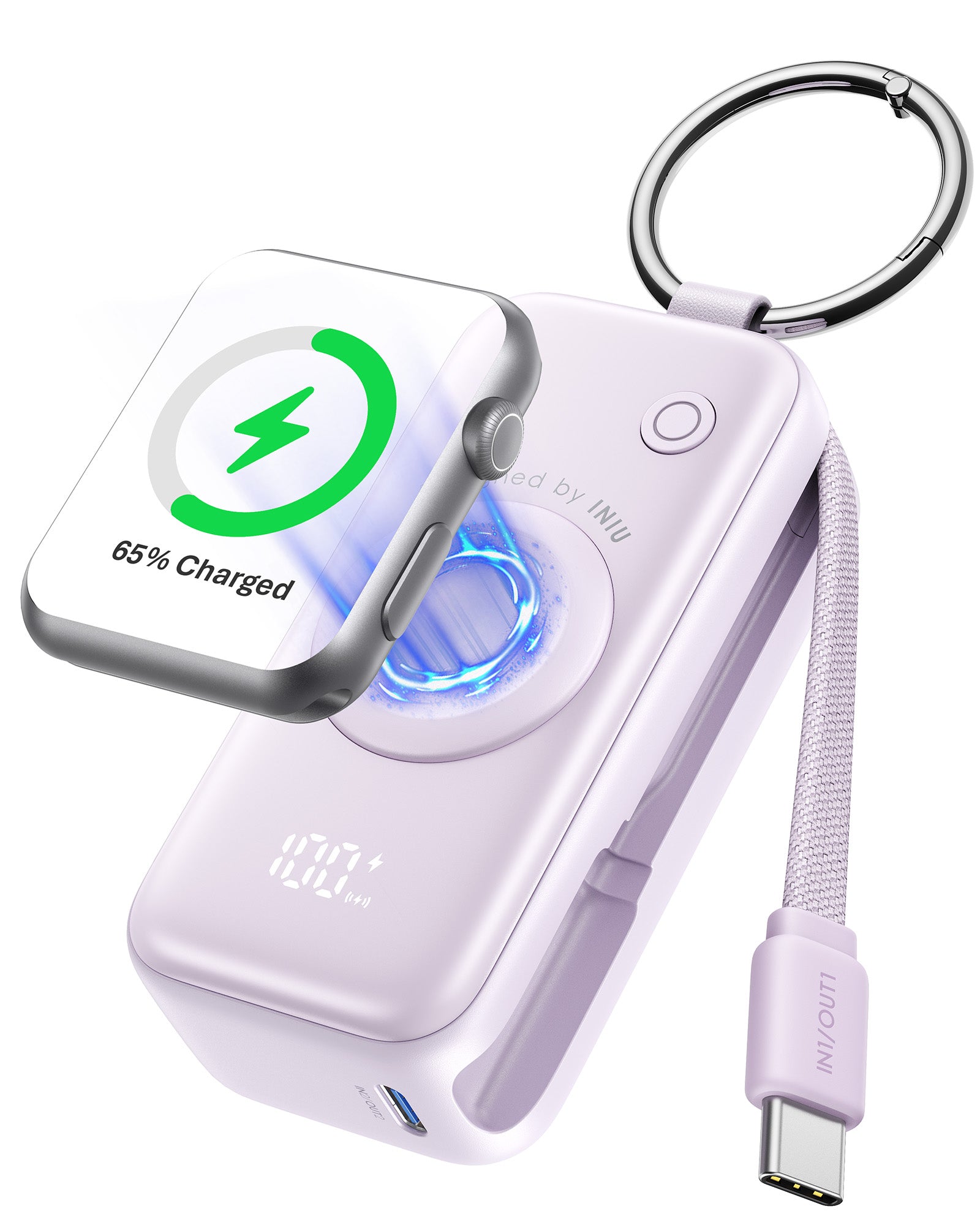 INIU SnapGo P81-E1 Powerbank voor iWatch 5W 5.000mAh