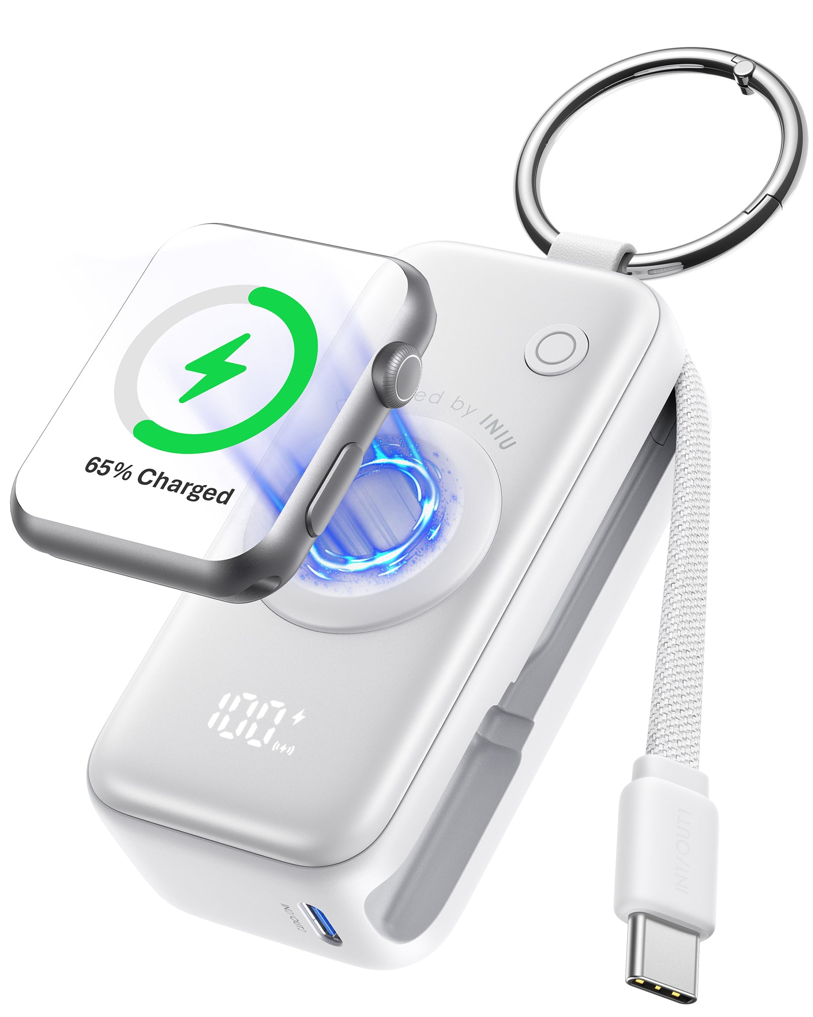 INIU SnapGo P81-E1 Powerbank voor iWatch 5W 5.000mAh