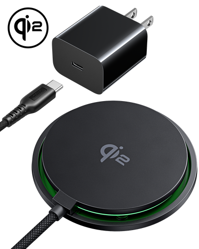 INIU SnapGo W11 Qi2 15W Magnetic LED Wireless Charger