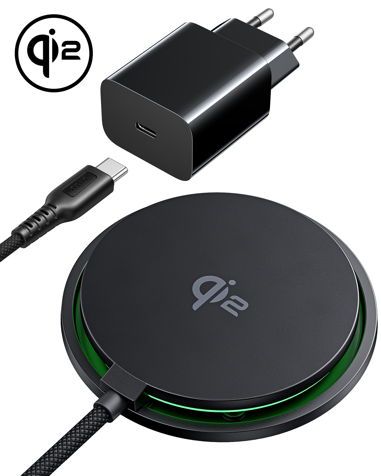INIU SnapGo W11 Qi2 15W Magnetisches LED-Wireless-Ladegerät