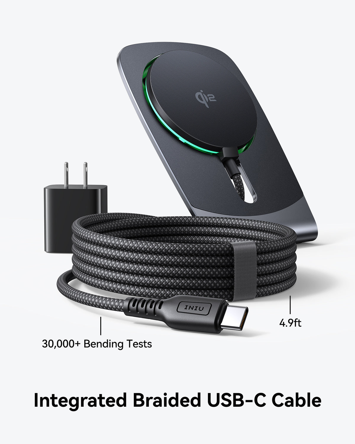 INIU Chargeur sans fil magnétique SnapGo W21 Qi2 15W