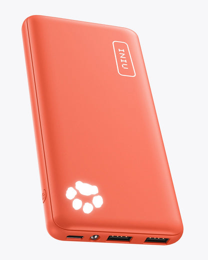 [4 colores] INIU B41 El banco de energía más delgado de 10000 mAh del mercado, compatible con iPhone 14, 13, 12 Pro, Samsung S21, Google LG, iPad, tableta, etc.