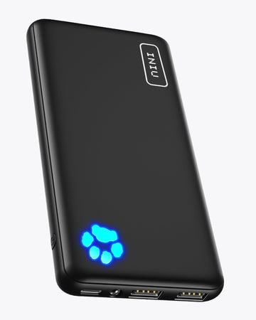 INIU B41 Portable Charger, 15W High Speed Charging Slimmest 10,000mAh