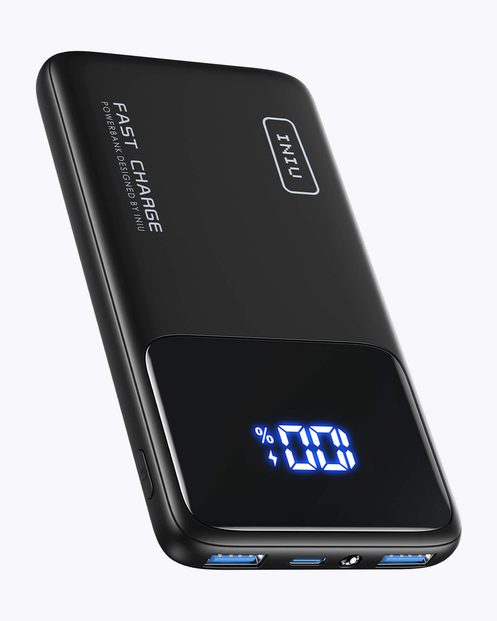 INIU B6 10 000mAh 22.5W, support intégré, compatible avec iPhone 14 13 12 Pro Samsung S21 Google LG iPad Tablet, etc.