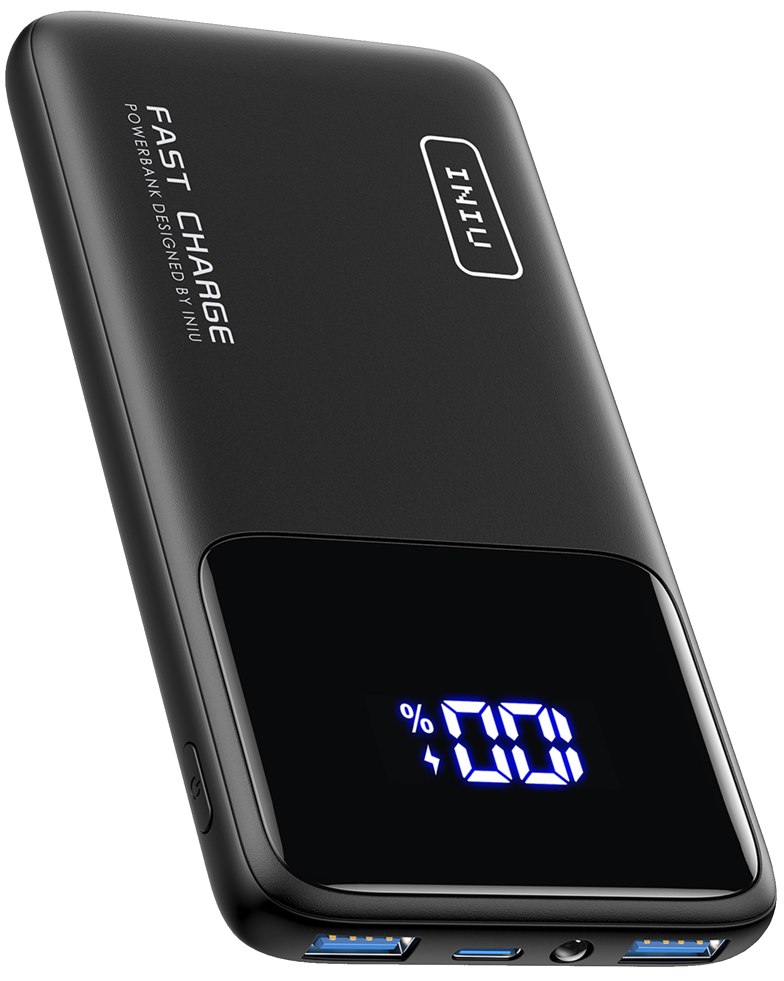 Batterie externe INIU B6 10 000 mAh 22, 5 W avec support intégré