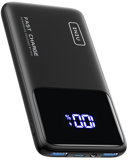 INIU B6 Power Bank 10.000 mAh 22,5 W Supporto integrato