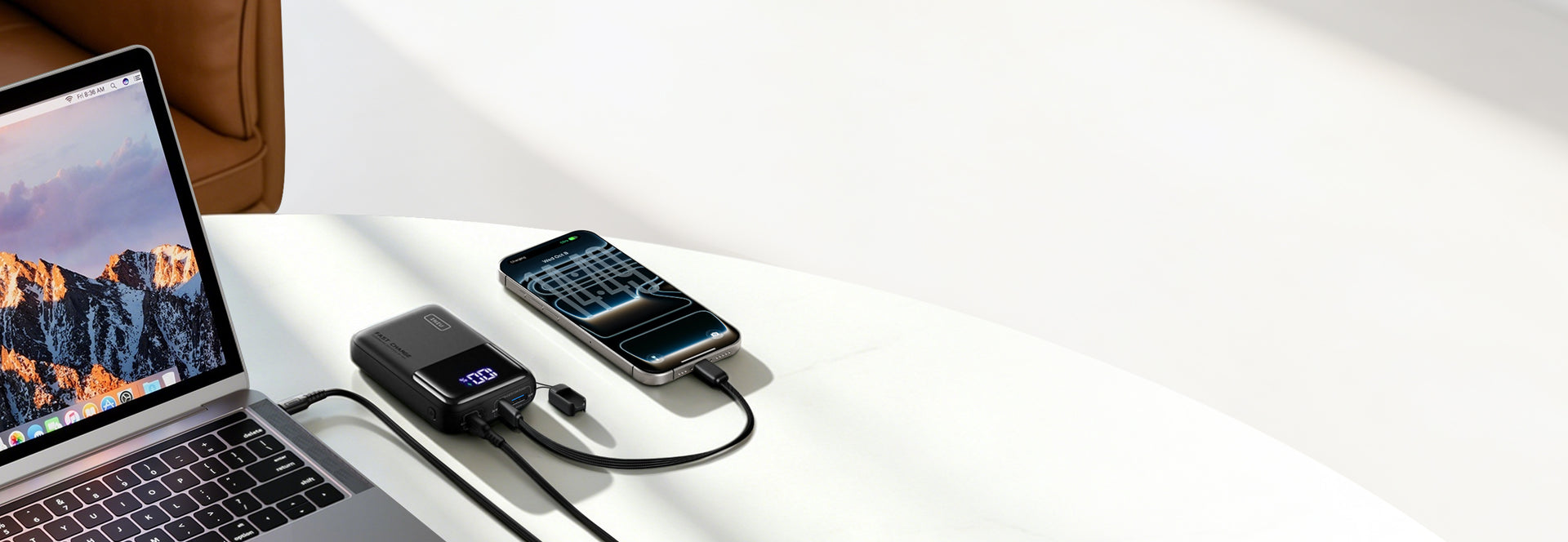 Fast Charge Laptop <br>& Phone at Once