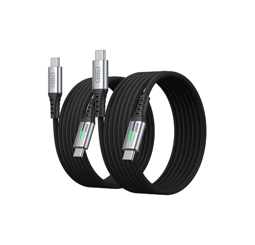 INIU Cavo USB C a C D7CC 240 W (2 m, confezione da 2)