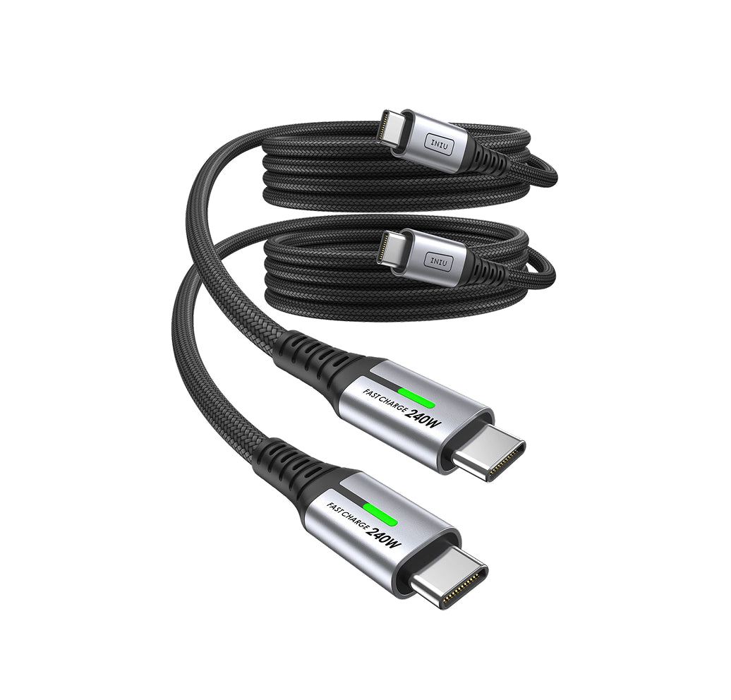 INIU Cavo USB C a C D7CC 240 W (2 m, confezione da 2) hover