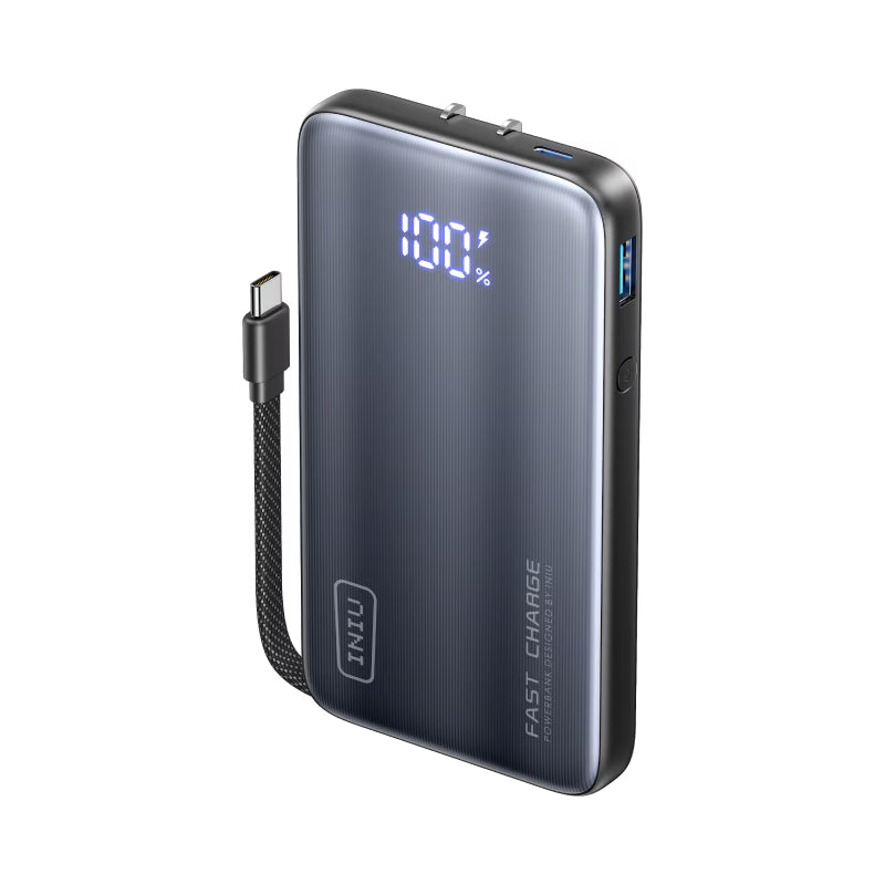 INIU Batterie externe multiple 10 000 mAh 45 W
