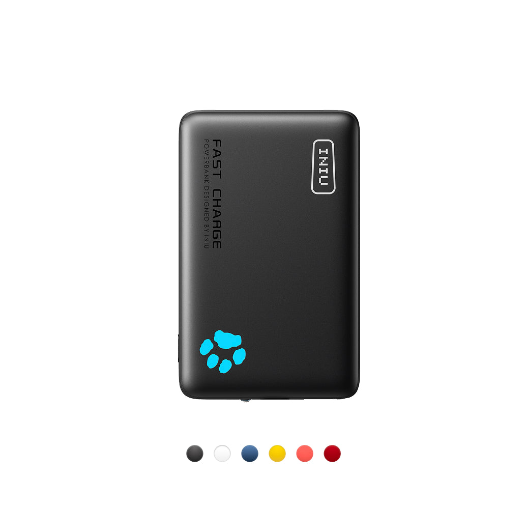 INIU Power Bank Pawsible P41, ricarica rapida, 45 W, 10000 mAh