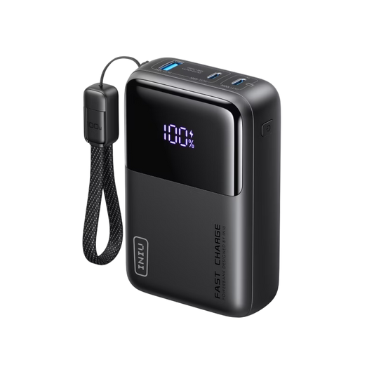 INIU Power bank per laptop Cougar P63, il più piccolo, da 25000 mAh e 100 W.