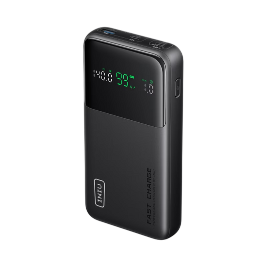 INIU Power bank per laptop Cougar da 25000 mAh, 140 W, ricarica rapida.