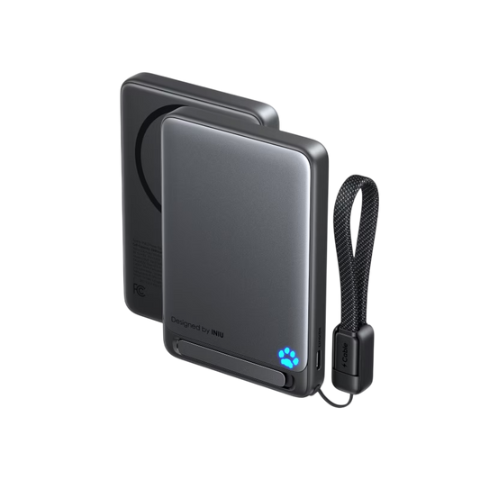 INIU SnapGo Power Bank magnetico da 10000 mAh 15 W, Qi2 MagSafe