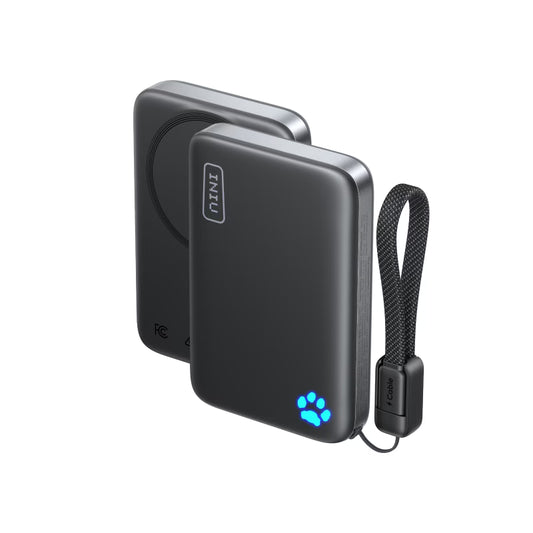 INIU SnapGo Power Bank magnetico compatto da 10000 mAh, 25 W, Qi2.2 MagSafe