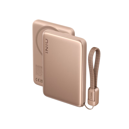 INIU SnapGo Air Power Bank magnetico da 10000 mAh, 25 W, Qi2.2 MagSafe